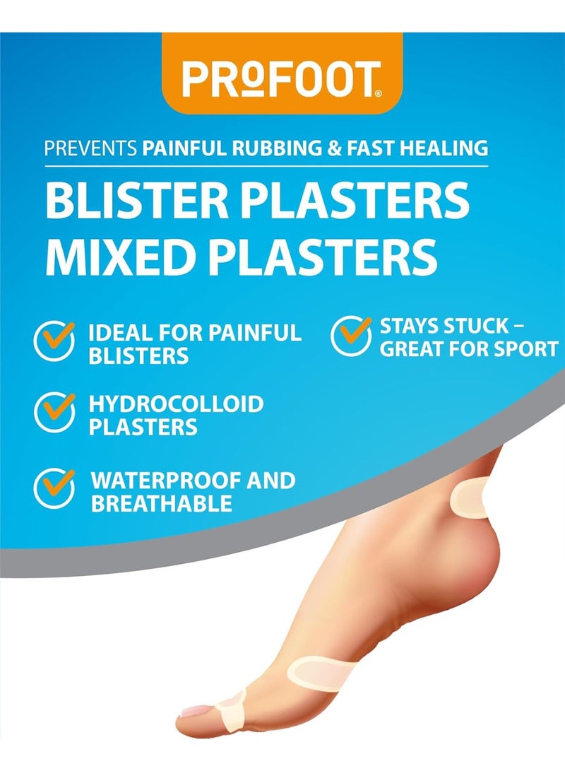 برو فوت ضمادات البثور المختلطة لتسكين الألم الفوري، عبوة من 6 قطع - Image 2