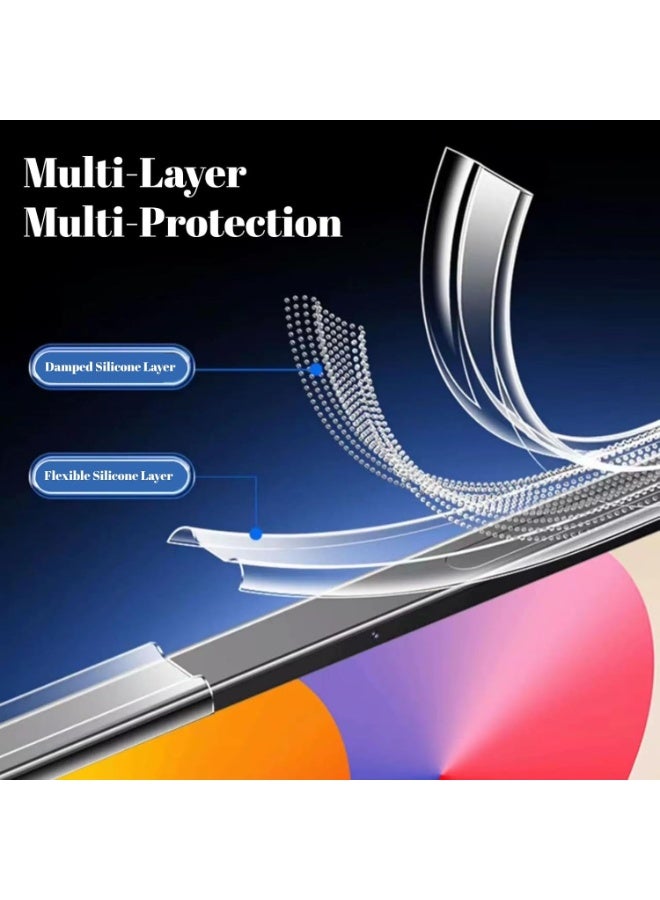 Clear Cover Compatible with Huawei MatePad SE 11inch 2024 Case, Clear Soft TPU Shockproof Scratch-Resistant Flexible Cover, Anti-Slip Transparent Protective Shell for Huawei Matepad SE 11inch - Image 5