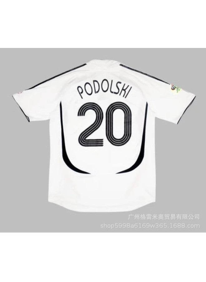2006germany Home#20 Podolski Patch Football Jersey - Image 1
