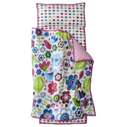 Bacati Botanical Pink Nap Mat - Image 1