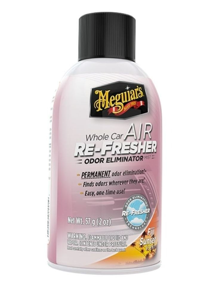 Meguiars Whole Car Air Re-Fresher With Fiji Sunset Scent For Odor Elimination 