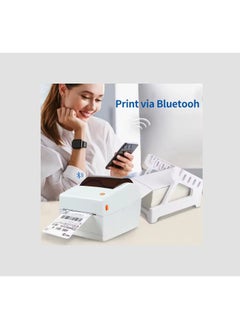 Kalon Thermal Shipping Label Printer  USB IOS android Direct Desktop Label Printer,  Bluetooth Thermal Label Maker Compatible with TP403  - Image 2