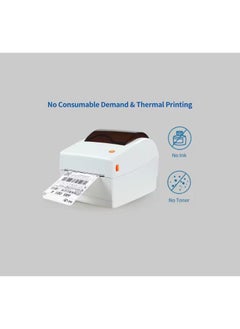 Kalon Thermal Shipping Label Printer  USB IOS android Direct Desktop Label Printer,  Bluetooth Thermal Label Maker Compatible with TP403  - Image 5