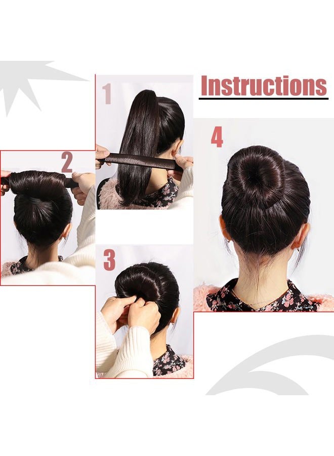FORESRUM 4 Pcs Magic Donut Hair Accessory - Ballet Bun Maker for Women and Kids - Image 3