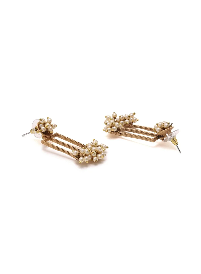 Priyaasi Beads Beaded Contemporary Drop Earrings