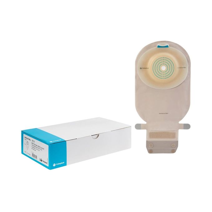 Coloplast SenSura Mio Convex Ostomy Pouch Drainable 38 to 2 Stoma 11 Inch Length Maxi 1pc System Transparent Gray 16716 10 Ct - Image 3
