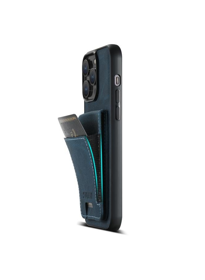 Suteni Case For iPhone 12 Pro Max H03 Litchi Leather Card Bag Stand Back Phone Case - Image 5