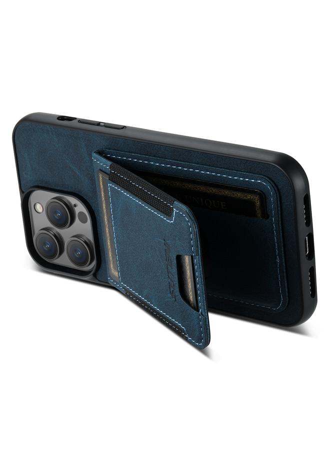 Suteni Case For iPhone 12 Pro Max H03 Litchi Leather Card Bag Stand Back Phone Case - Image 4