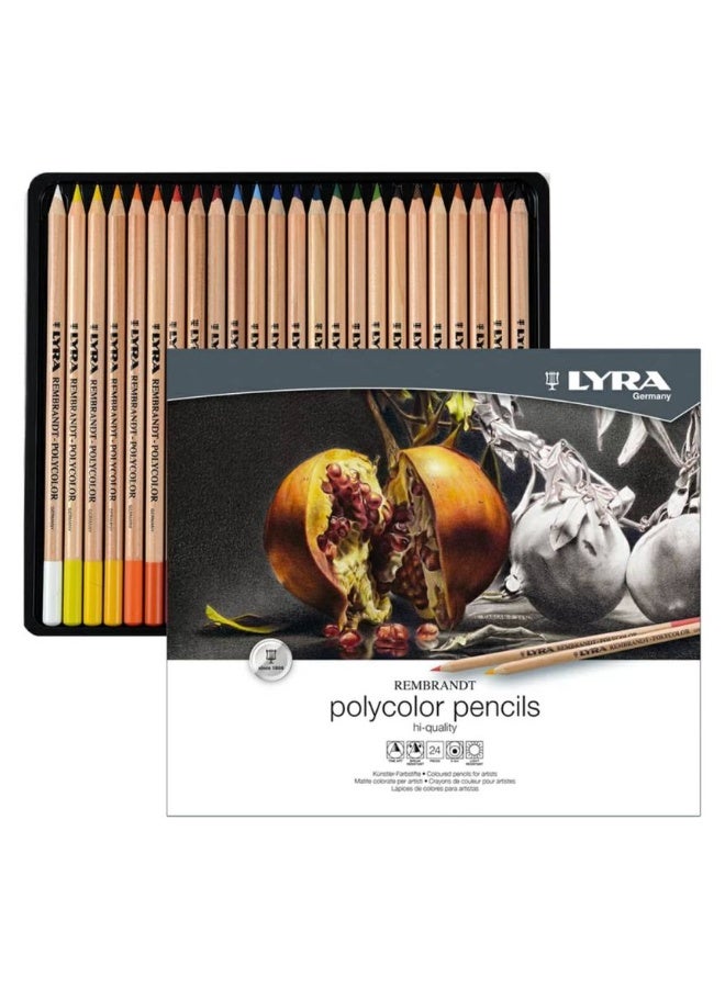 Lyra Rembrandt Polycolor Coloured Pencil Set Of 24