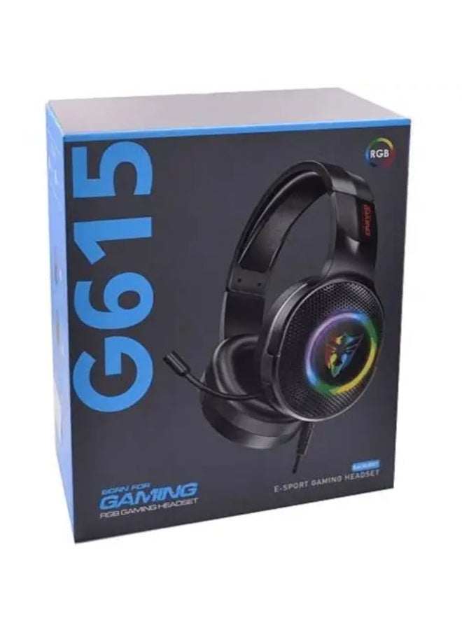 جايمنغ سماعة ألعاب G615 RGB مع ميكروفون