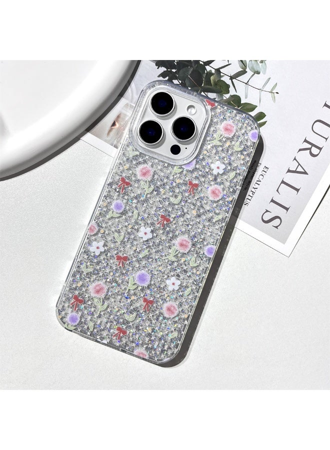 NIBEMINENT Dandelion Bow Protective TPU Case Cover For iPhone 15 Clear - Image 1