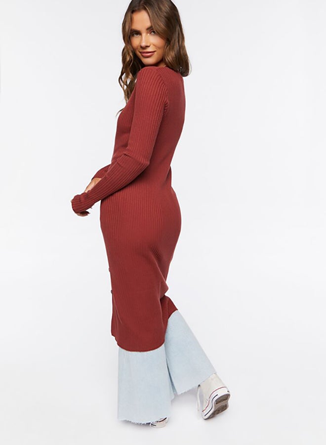 FOREVER 21 Long Ribbed Knit Cardigan - Image 2