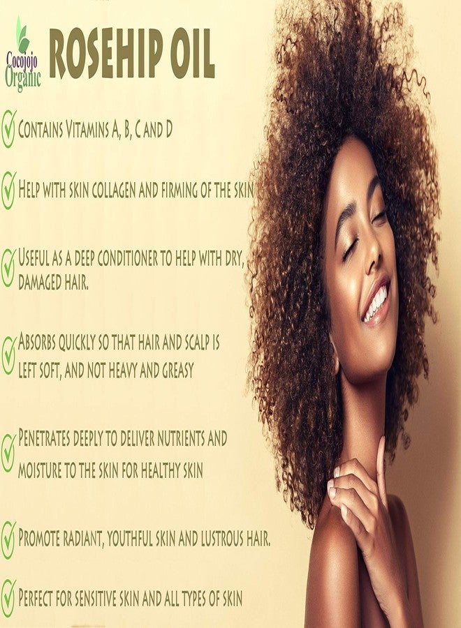 Dr Joe Lab Rosehip Oil for Face, Rosehip Oil, Pure Unrefined Cold Pressed All Natural for Hair Skin Face Body Nails - 32 Oz - Image 4