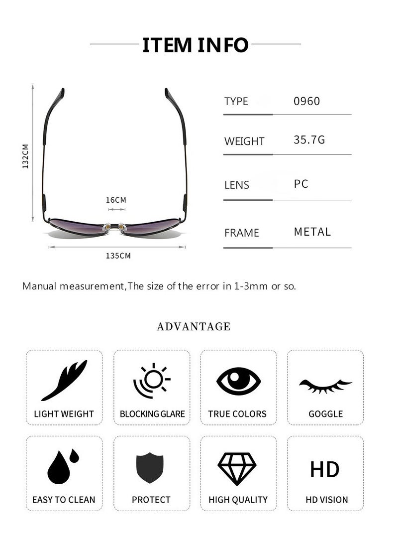 BENTLEY - New BENTLEY Fshion High Quality Sunglasses Men's Polarized Sunglasses Gold Frame Black Gray - Image 1