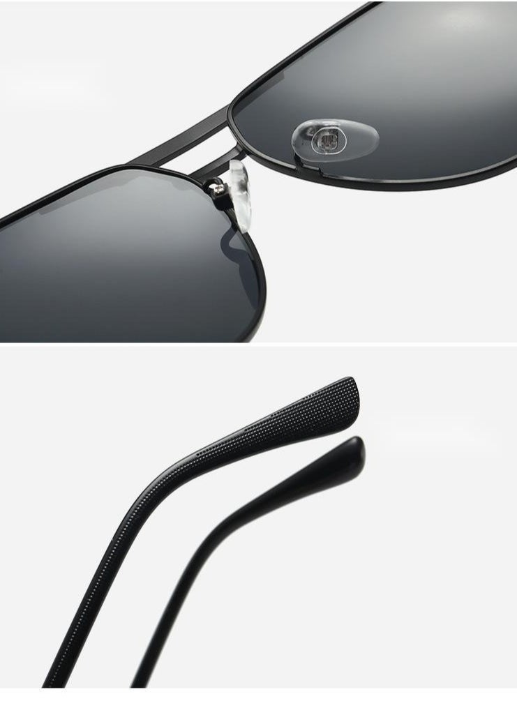 BENTLEY - New BENTLEY Fshion High Quality Sunglasses Men's Polarized Sunglasses Gold Frame Black Gray - Image 1