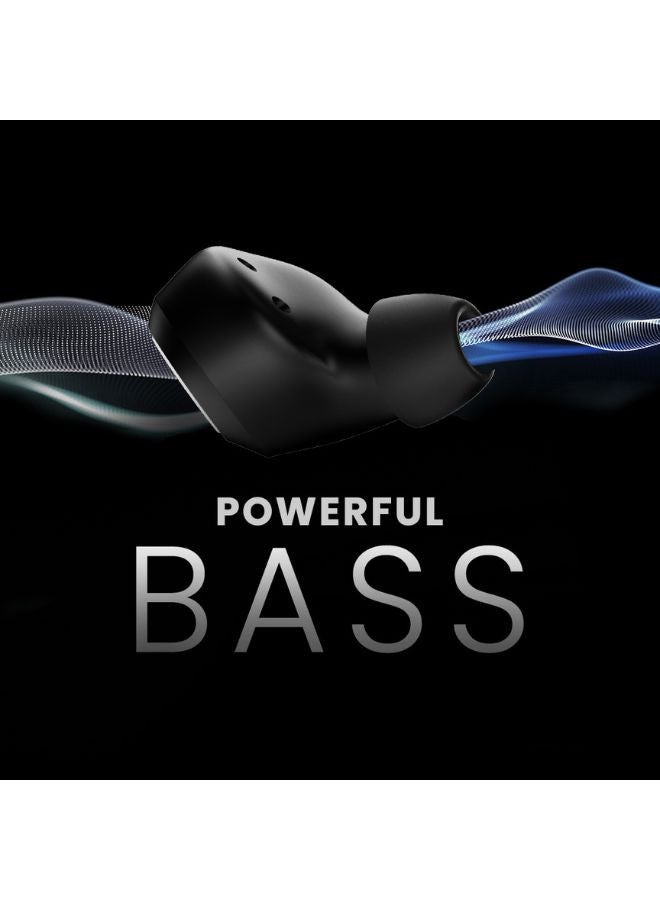 OlymBuds3 25Hrs Comfort Fit Wireless Earbuds, Black Color, HEO3