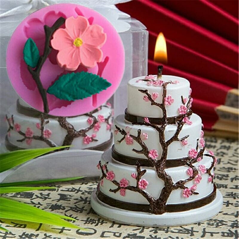 DD-life 9 Pcs Flowers Fondant Molds Silicone Molds for Cupcake Dessert Chocolate Jelly Cookie Decor, Jewelry, Pastry, Chocolate,Handmade Soap Mould Candy Making - Image 3