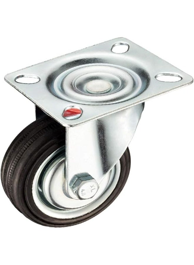 KNP Caster Wheel Rubber 6" Swivel - Image 3