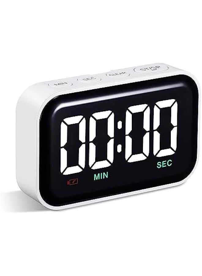 Beauenty Kitchen Timer, for Cooking Count Down/Up Digital, Large Led Display 2 Brightness 3 Volumes for Cooking, Baking, Working, Studying, Lunch Break, Exercising, Yoga, Beauty Treatment, or Gaming  - Image 1
