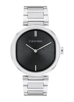 CALVIN KLEIN Women's Analog Round Shape Stainless Steel Wrist Watch 25200249 36 Mm  - Image 1