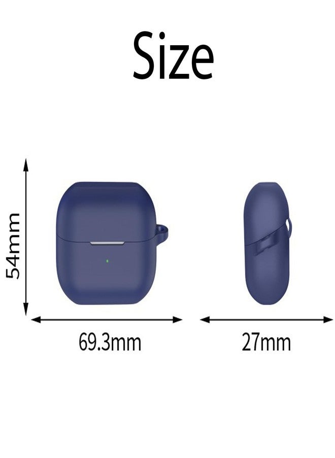 USTIYA Case for Samsung Galaxy Buds 3 / Buds 3 Pro Wireless Headphones Protection Cover Full-Body Soft Silicone with Keychain Headphone Accessories Funda Carcasa (Black) - Image 5