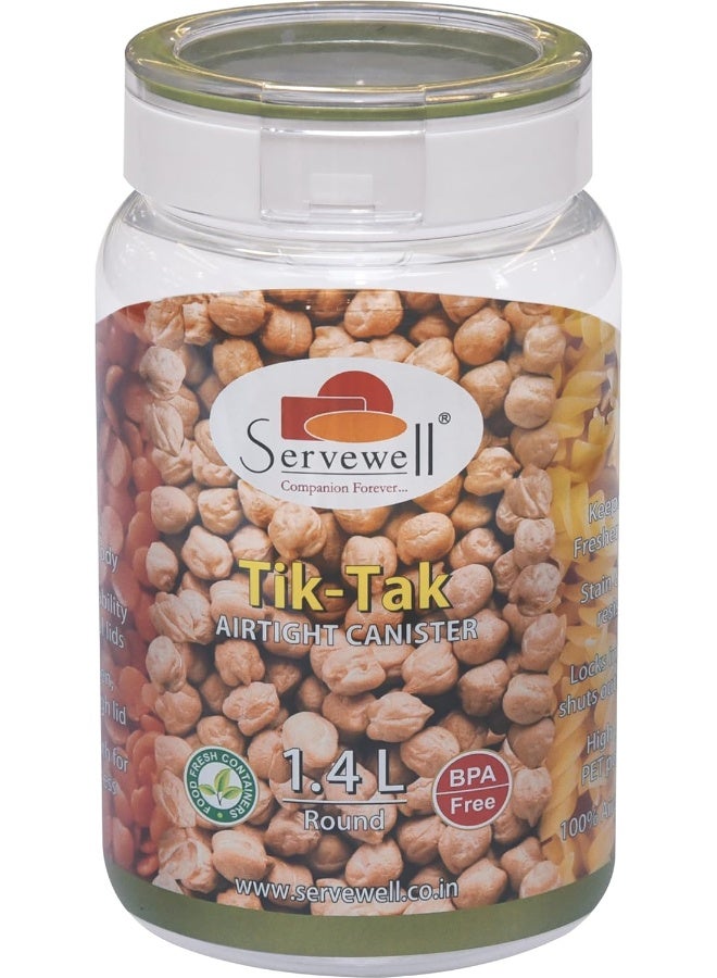 Servewell Servewell Tik Tak Rnd Canister 1.4L (Tt 205)
