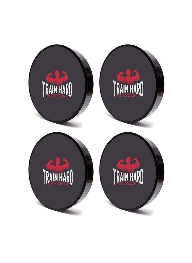 Tinywalk Gym Coaster Wooden Printed Coaster (4X4) inch Set of 4 Pieces - Image 2