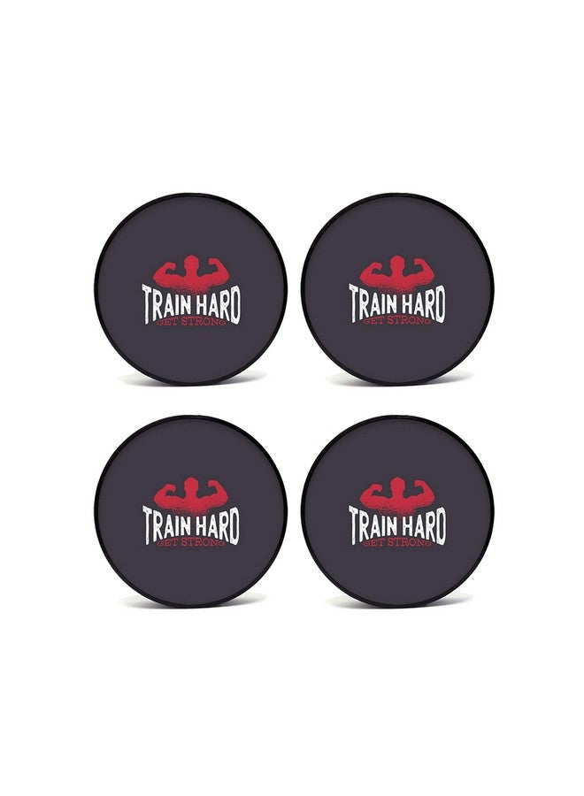 Tinywalk Gym Coaster Wooden Printed Coaster (4X4) inch Set of 4 Pieces - Image 1