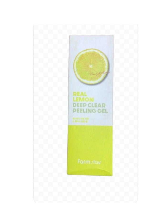 farm stay real lemon deep exfoliating facial gel 100ml