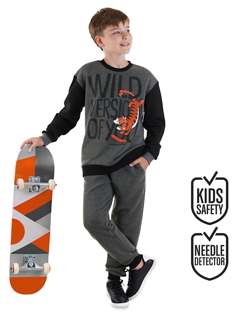 Denokids Wild Boy Oversize Tracksuit - Image 1
