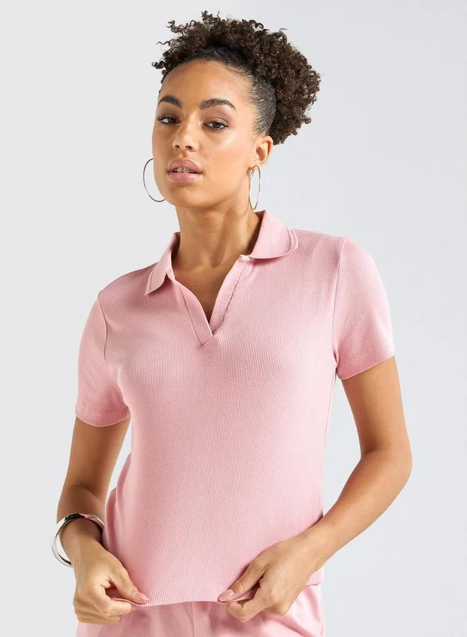 Splash FAV Short Sleeve Fitted Top And Cargo Pant