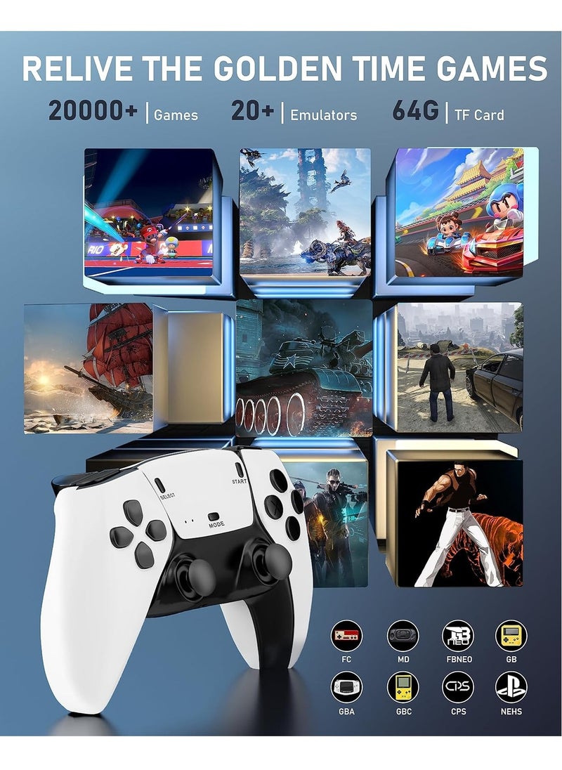 Generic - M15 20000+ Games Wireless Retro Game Stick, Vintage Game Stick HD Output System Built-in 23 Emulators Plug and Play Video Game Consoles with 2.4G Wireless Controllers,64GB TF Card for All Ages - Image 1