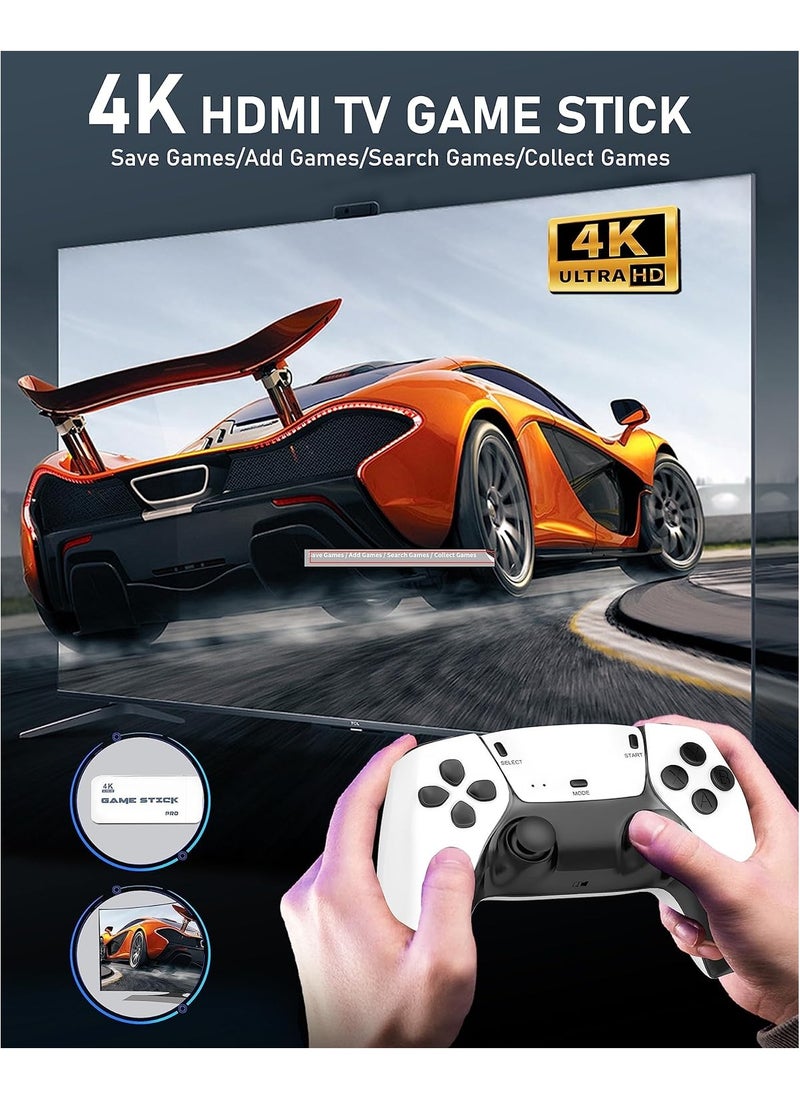 Generic - M15 20000+ Games Wireless Retro Game Stick, Vintage Game Stick HD Output System Built-in 23 Emulators Plug and Play Video Game Consoles with 2.4G Wireless Controllers,64GB TF Card for All Ages - Image 1