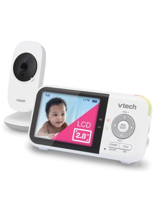 VTech VM819 Baby Monitor with Camera and Audio, 2.8” Screen Portable Baby Camera, Night Vision, 2-Way Audio, Temperature Sensor and Lullabies, Secure Transmission No WiFi - pzsku/Z1A187BC3C60A4492A9B8Z/45/1745962740/3ddf341e-6677-4124-9fc1-dbfe58d07a28