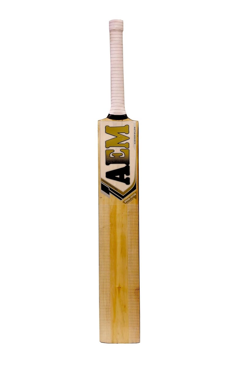 AEM Black Painted Scoop Design Kashmir Willow Cricket Bat (Size : 35 | Double Blade) - Image 4