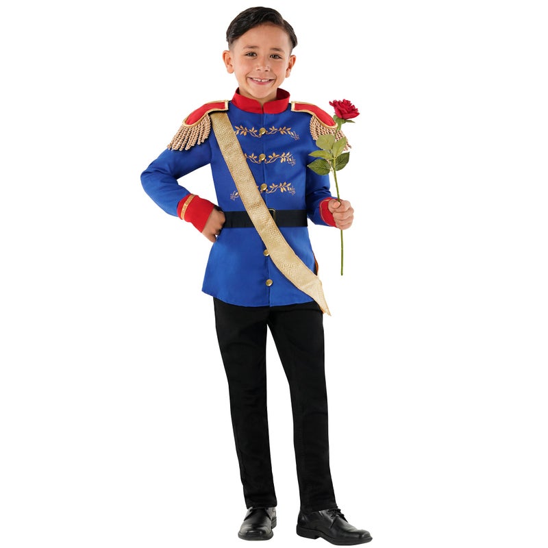 Morph Prince Costume For Boys Prince Charming Character Outfit Royal Dress Up for Kids Hallloween Costume 34 Years