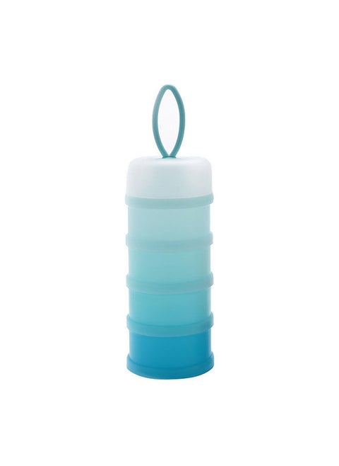 Portable 4-Layer Baby Formula Dispenser Travel Baby Milk Powder Container with Carry Handle Storage Container for Snacks Nuts Candy