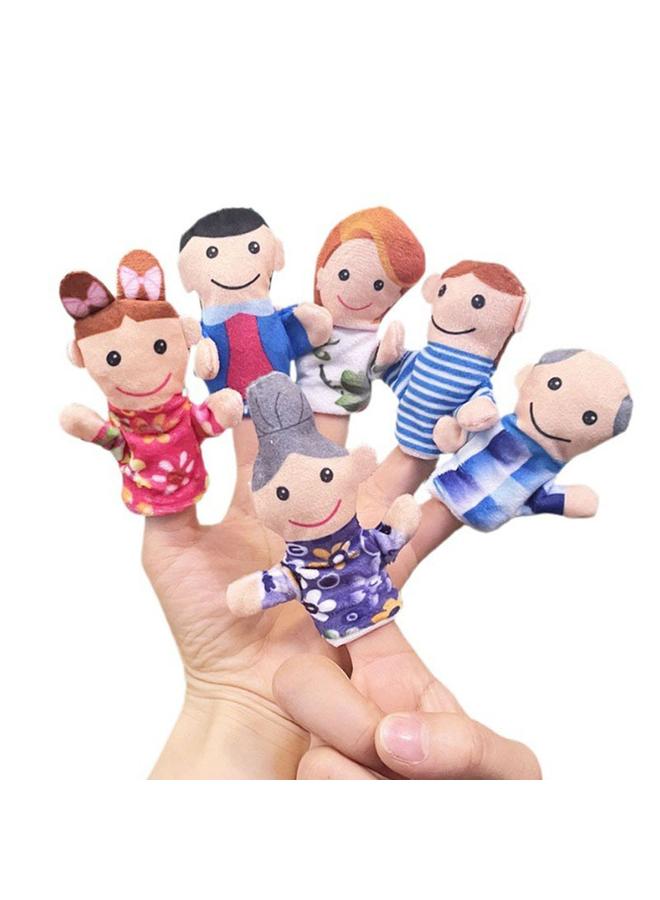 الأزرق جي دبليو دمية البوق لطيف الدمى القطيفة عائلة مكونة من ستة أفراد من الأسرة - Image 1