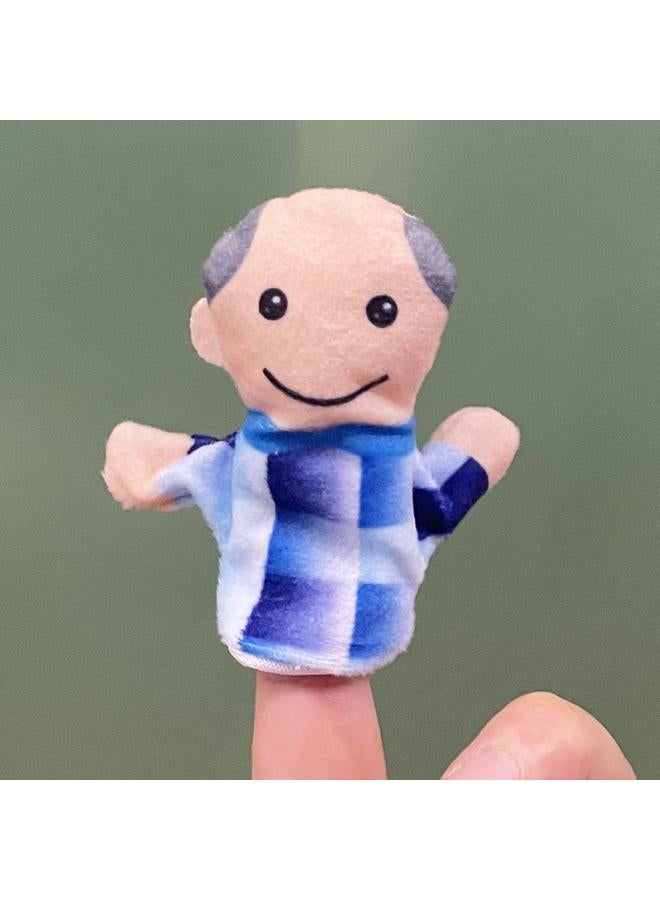 الأزرق جي دبليو دمية البوق لطيف الدمى القطيفة عائلة مكونة من ستة أفراد من الأسرة - Image 2