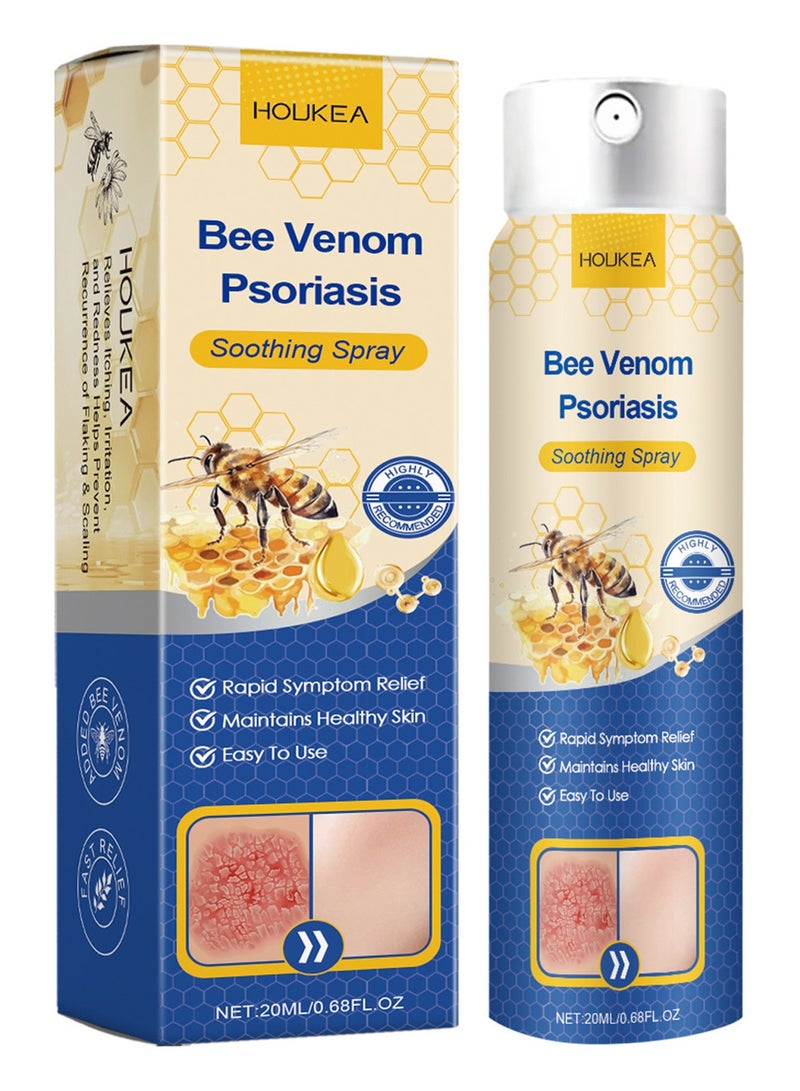 Houkea Bee Venom Psoriasis Treatment Spray, Psoriasis Treatment Spray, Bee Venom Treatment Spray, Psoriasis Treatment Spray, Bee Venom Psoriasis Spray (1 Piece)  - Image 2