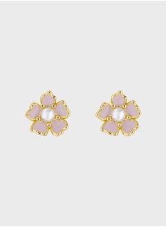 Ted Baker Peti  Painted Flower Stud Earrings  - Image 1