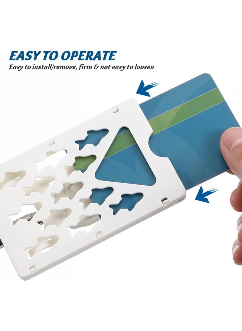 Meetion Telescopics Card Holder, 2PCS Telescopics Rod Card Holder Vehicle Parking Swiping Stick Reacher Grabber Tool Contactless Payment for Car Parking Contactless Payment Rod Tool - Image 4