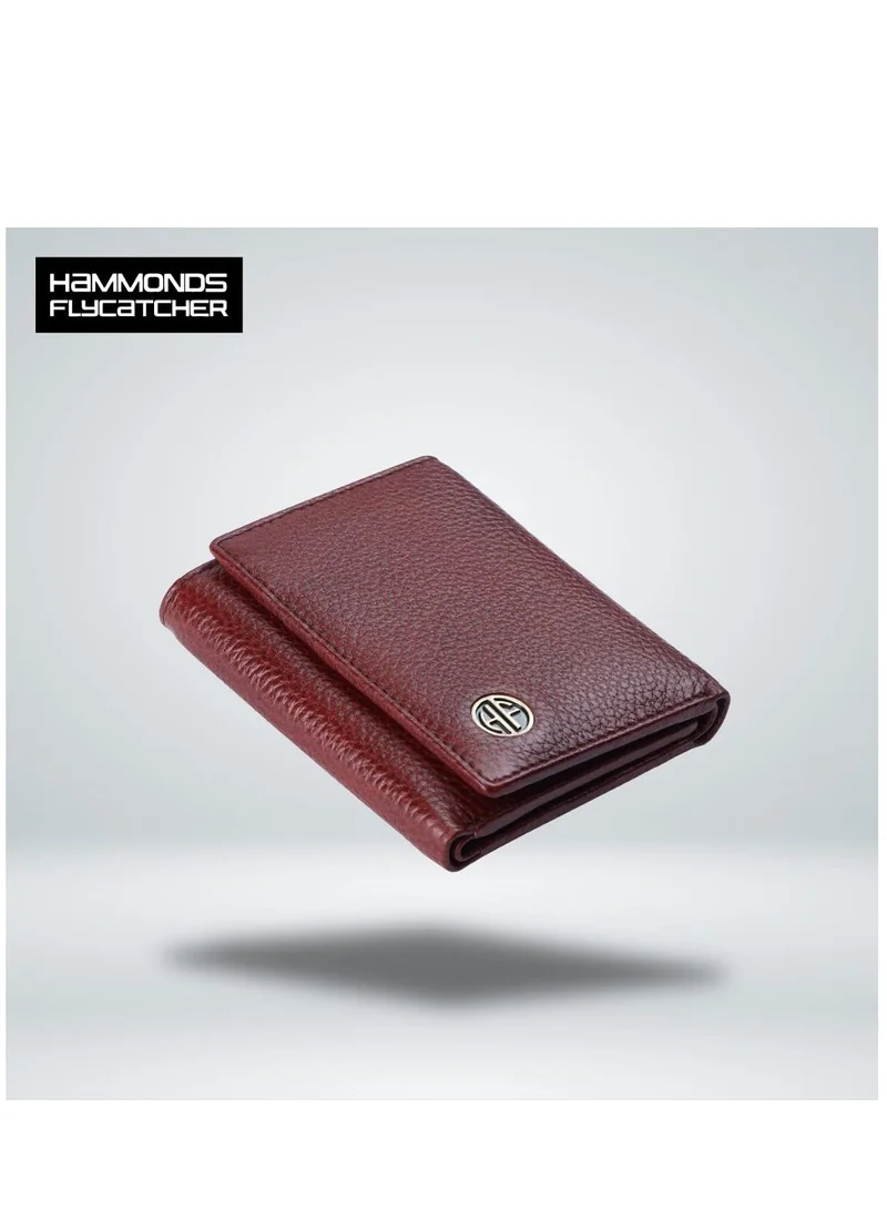 HAMMONDS FLYCATCHER Leather Wallet for Men | RFID Protected | Croc Brown, Modern