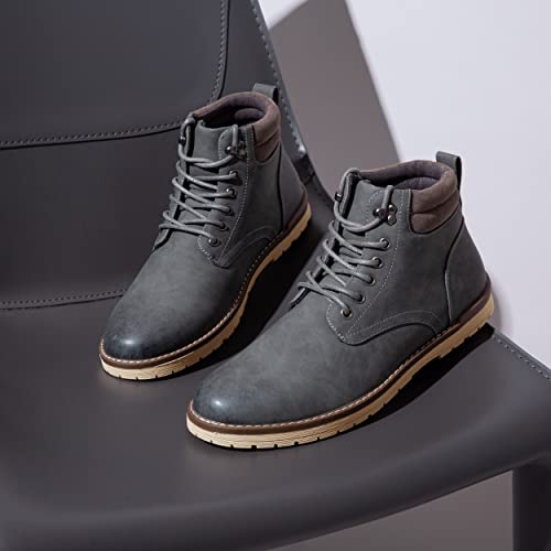 Vostey Men's Hiking Boots Waterproof Casual Chukka Boots for Men(BMY670B Grey 12) - Image 5
