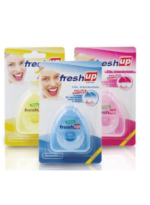 Fresh Up Dental Floss Multi-Flavor