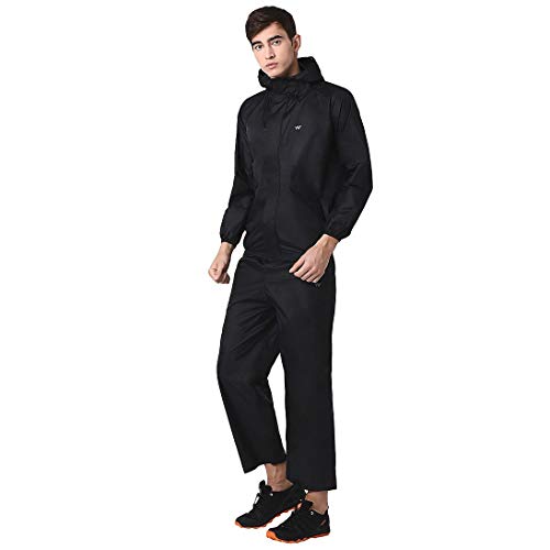 WILDCRAFT Hypadry Unisex Rain Cheater Suit E Plus (41310)-XX_Large Black - Image 2