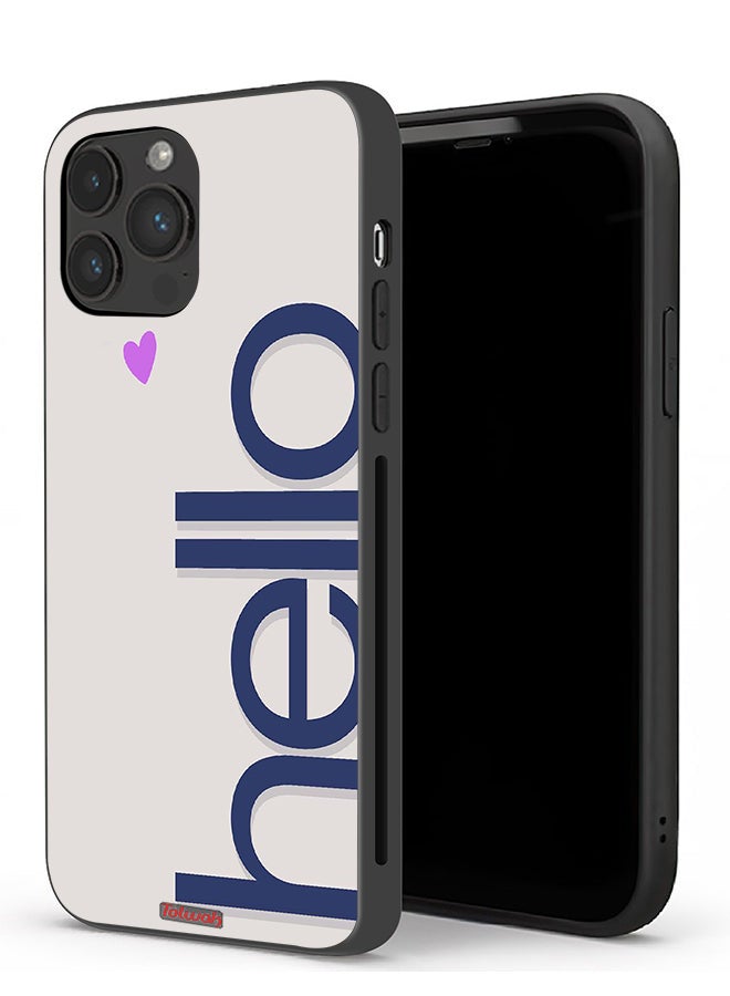 Tolwak Apple iPhone 13 Pro Protective Case Hello - Image 1