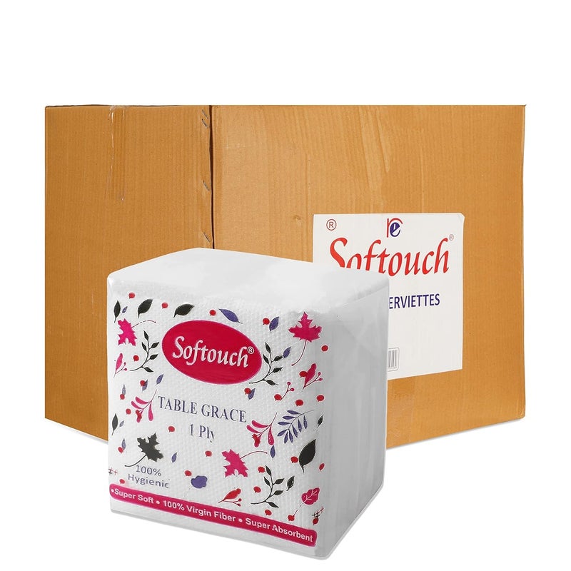 Softouch Tissue Paper Napkins 100 pcs. Each- Set of 20 - Image 1