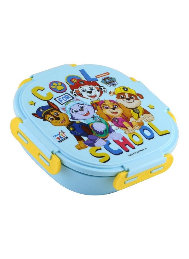SKi Homeware Baker Insulated 3 Grid Bento Lunch Box With Stainless Steel Inner And A Steel Spoon- Paw Patrol, 450 Ml - Image 1
