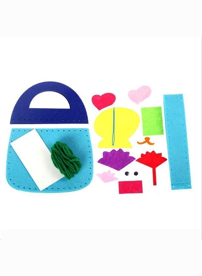 BELANO 6 Pack Children Sewing Kit, Beginners Felt Craft Kits for Kids DIY Fabric Handbag (6 Patterns) - Image 5